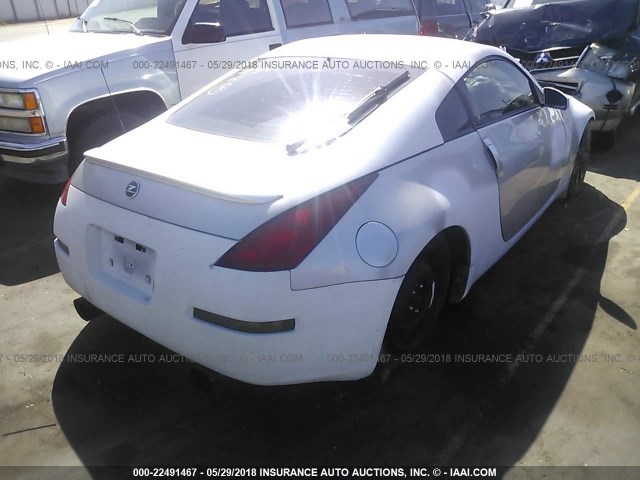 JN1AZ34E23T014912 - 2003 NISSAN 350Z COUPE SILVER photo 4