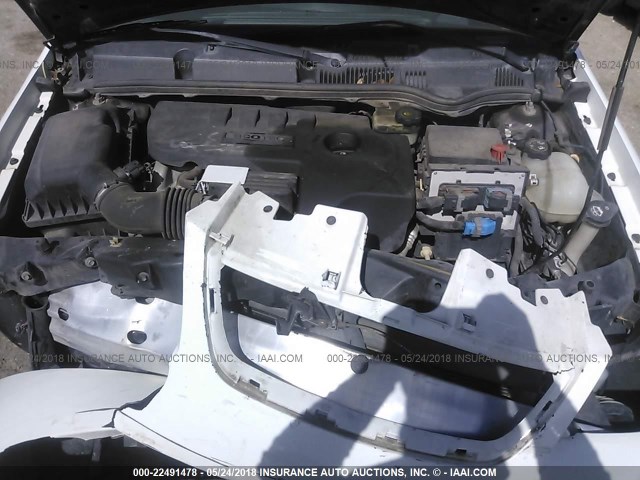 1G8AJ52F05Z126260 - 2005 SATURN ION LEVEL 2 WHITE photo 10