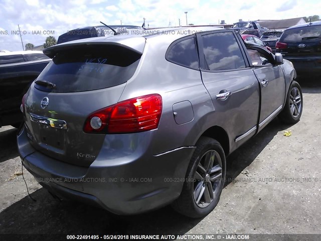 JN8AS5MT6BW153633 - 2011 NISSAN ROGUE S/SV/KROM GOLD photo 4