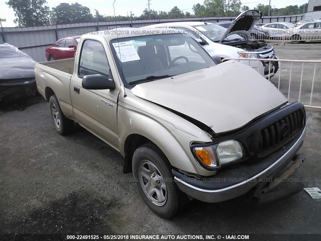 5TENL42N62Z043015 - 2002 TOYOTA TACOMA TAN photo 1