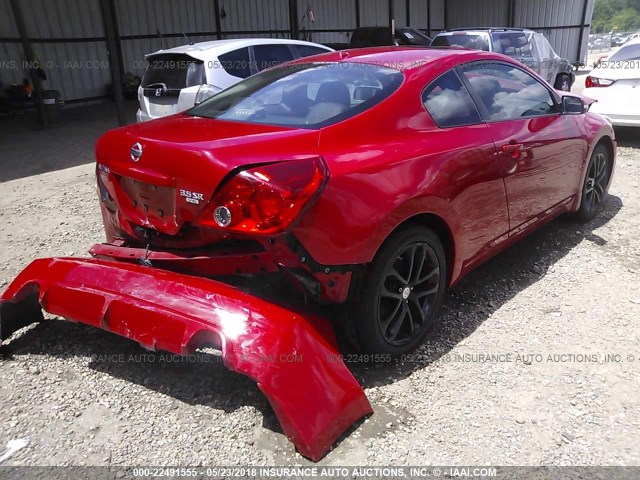 1N4BL2EP3BC121677 - 2011 NISSAN ALTIMA SR RED photo 4