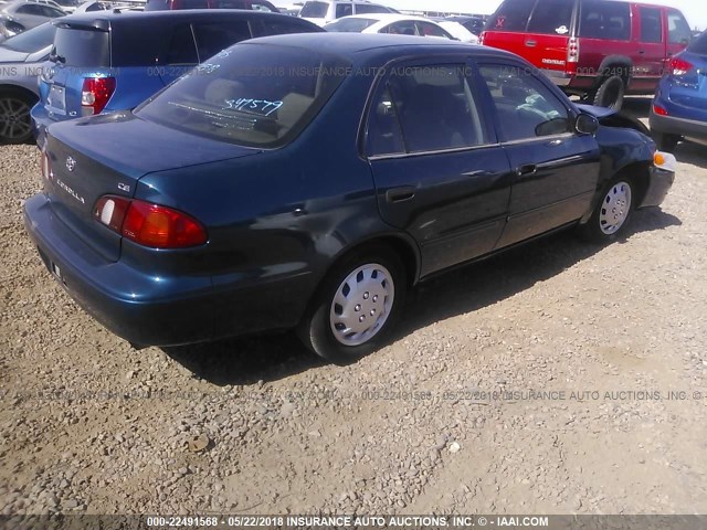 1NXBR12E2YZ347519 - 2000 TOYOTA COROLLA VE/CE/LE 蓝色 照片 4