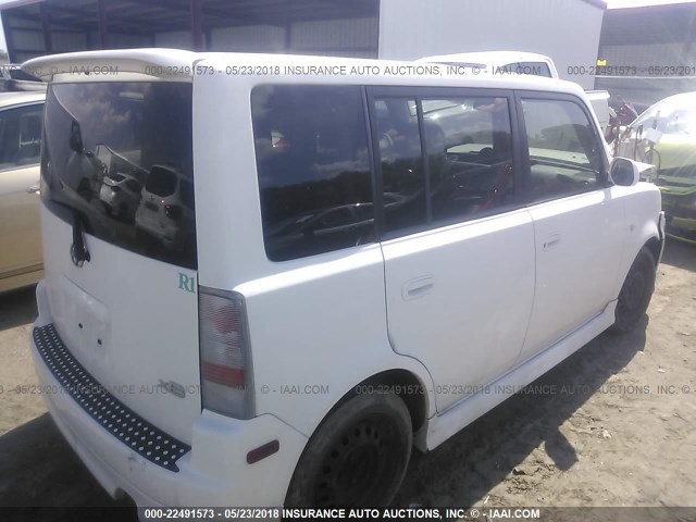 JTLKT324650221311 - 2005 TOYOTA SCION XB თეთრი ფოტო 4