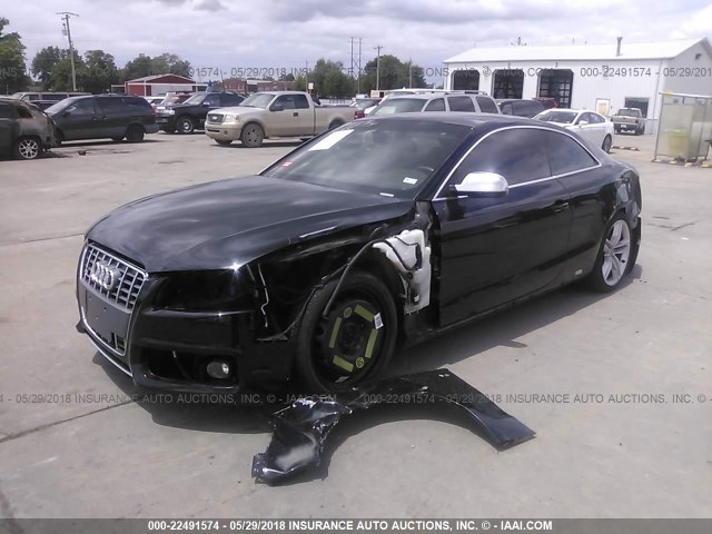 WAUVVAFR8BA044406 - 2011 AUDI S5 PRESTIGE BLACK photo 2