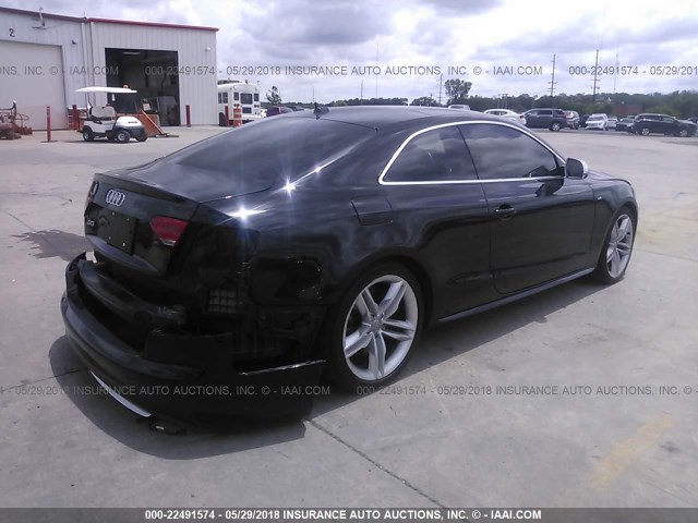 WAUVVAFR8BA044406 - 2011 AUDI S5 PRESTIGE 黑色 照片 4