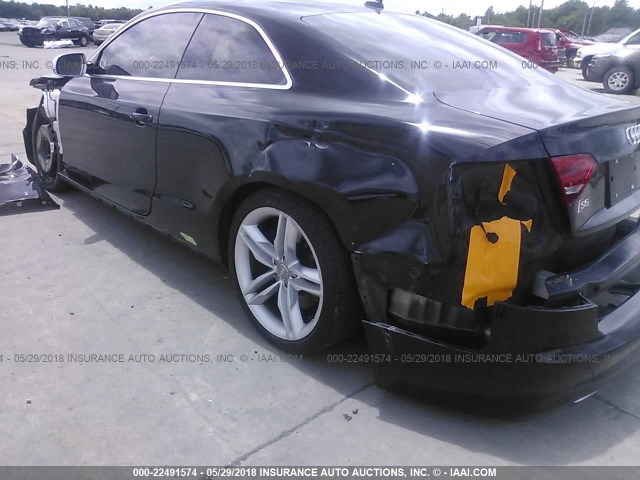 WAUVVAFR8BA044406 - 2011 AUDI S5 PRESTIGE BLACK photo 6