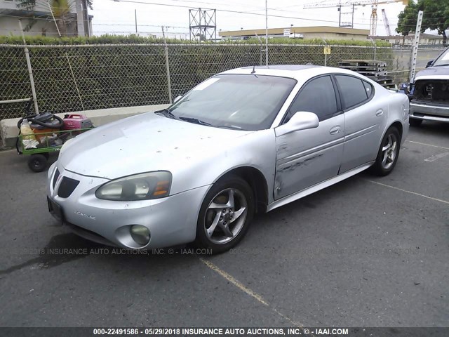 2G2WR544741339007 - 2004 PONTIAC GRAND PRIX GTP SILVER photo 2