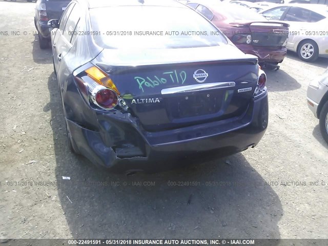 1N4CL21E99C112095 - 2009 NISSAN ALTIMA HYBRID BLUE photo 6