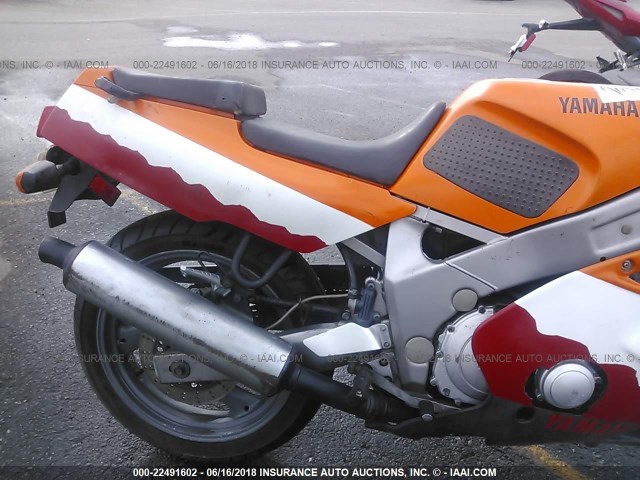 JYA3UUC06NA007245 - 1992 YAMAHA FZR600 R ORANGE photo 6