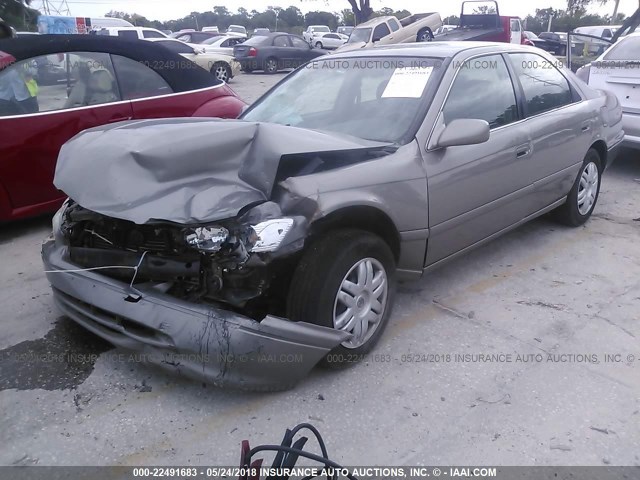 4T1BG22K21U032453 - 2001 TOYOTA CAMRY CE/LE/XLE 棕色 照片 2