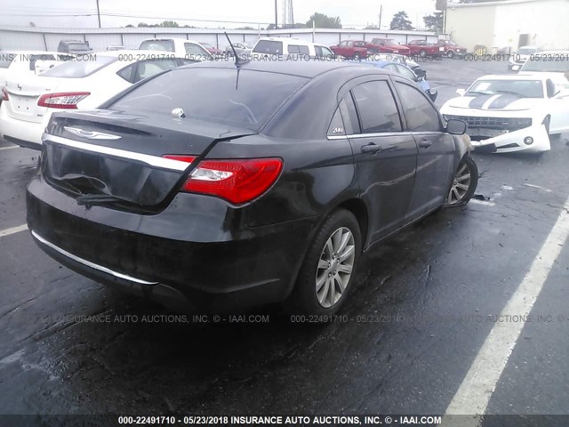 1C3CCBBB4DN545968 - 2013 CHRYSLER 200 TOURING BLACK photo 4