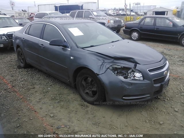 1G1ZG57BX8F172030 - 2008 CHEVROLET MALIBU LS GRAY photo 1