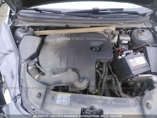 1G1ZG57BX8F172030 - 2008 CHEVROLET MALIBU LS GRAY photo 10