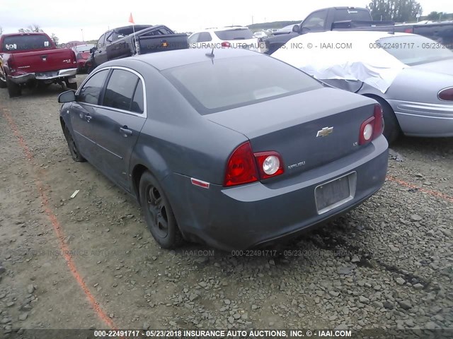 1G1ZG57BX8F172030 - 2008 CHEVROLET MALIBU LS GRAY photo 3