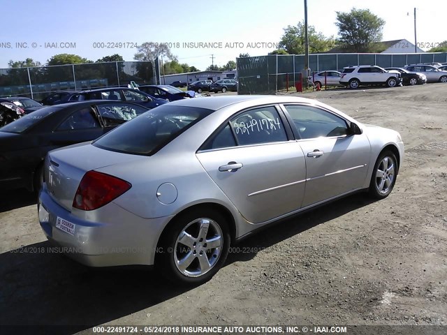 1G2ZF58B174270516 - 2007 PONTIAC G6 VALUE LEADER/BASE SILVER photo 4