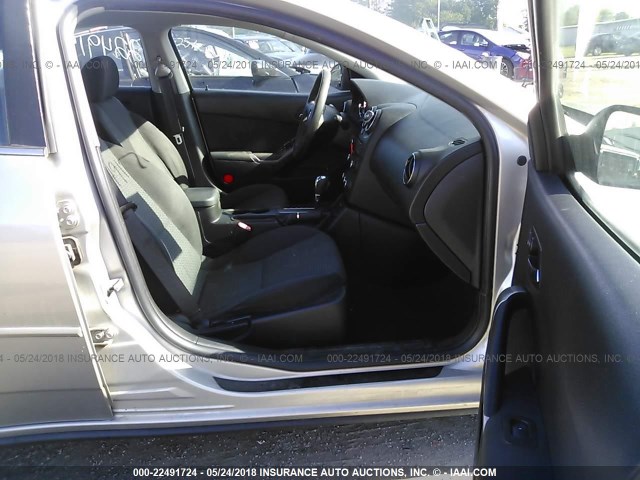 1G2ZF58B174270516 - 2007 PONTIAC G6 VALUE LEADER/BASE SILVER photo 5