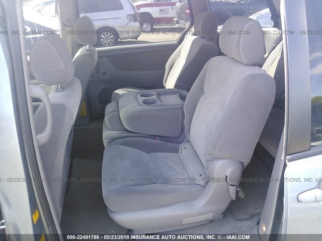 5TDZK23C37S097849 - 2007 TOYOTA SIENNA CE/LE BLUE photo 8