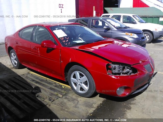 2G2WP552081155634 - 2008 PONTIAC GRAND PRIX RED photo 1