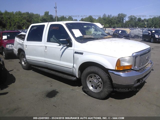 1FMNU40F0YEE49579 - 2000 FORD EXCURSION XLT WHITE photo 1