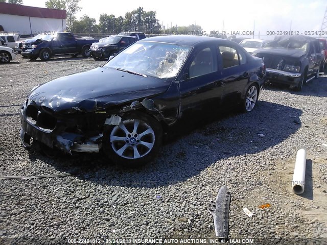 WBANB53507CP03916 - 2007 BMW 550 I BLUE photo 2