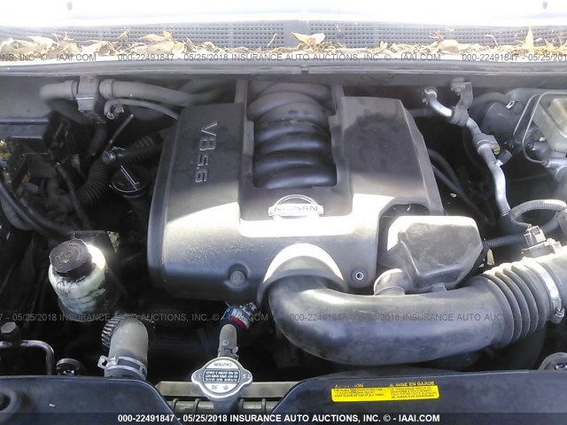 1N6BA06A36N519235 - 2006 NISSAN TITAN XE/SE/LE BURGUNDY photo 10