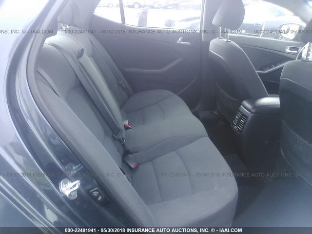 KNAGM4ADXF5084204 - 2015 KIA OPTIMA HYBRID BLUE photo 8