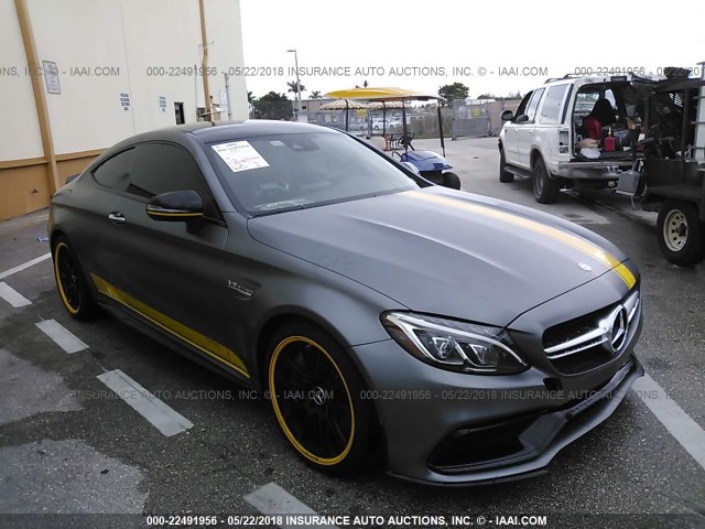 WDDWJ8HB5HF426762 - 2017 MERCEDES-BENZ C 63 AMG-S GRAY photo 1