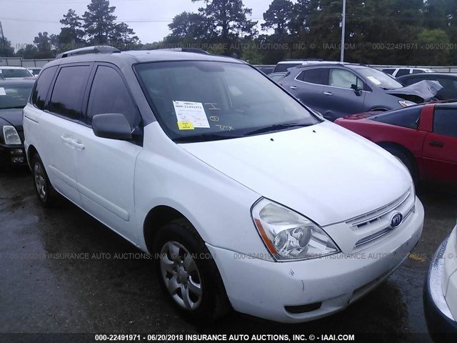 KNDMB133496300609 - 2009 KIA SEDONA WHITE photo 1