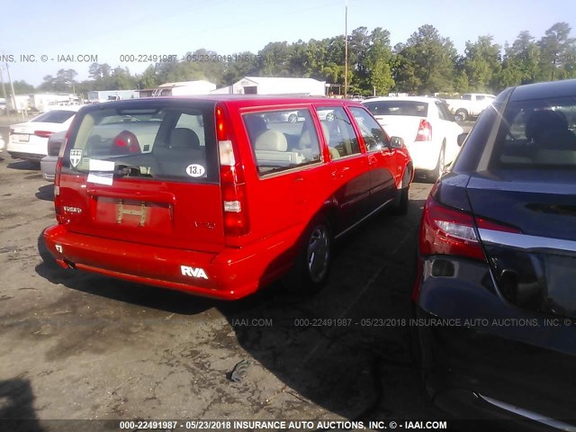 YV1LW55A4X2568299 - 1999 VOLVO V70 RED photo 4