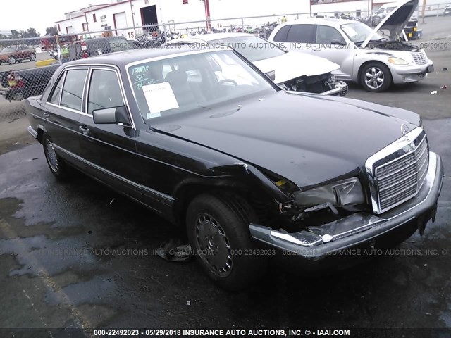 WDBCA25D3KA486526 - 1989 MERCEDES-BENZ 300 SEL BLACK photo 1