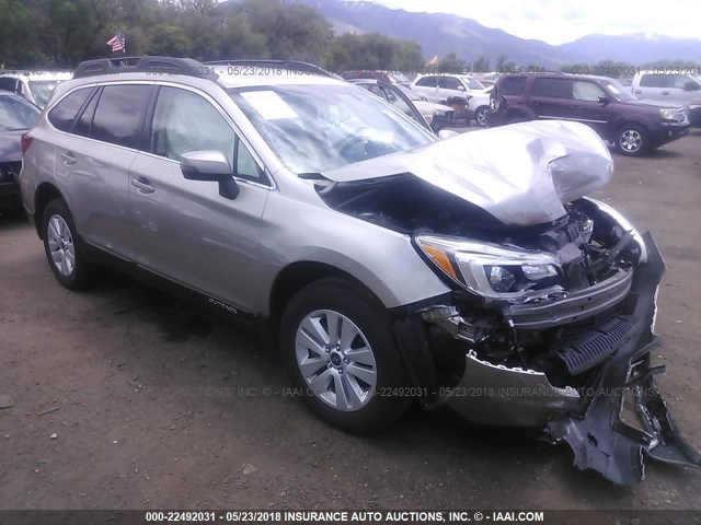 4S4BSBFC8F3356120 - 2015 SUBARU OUTBACK 2.5I PREMIUM SILVER photo 1