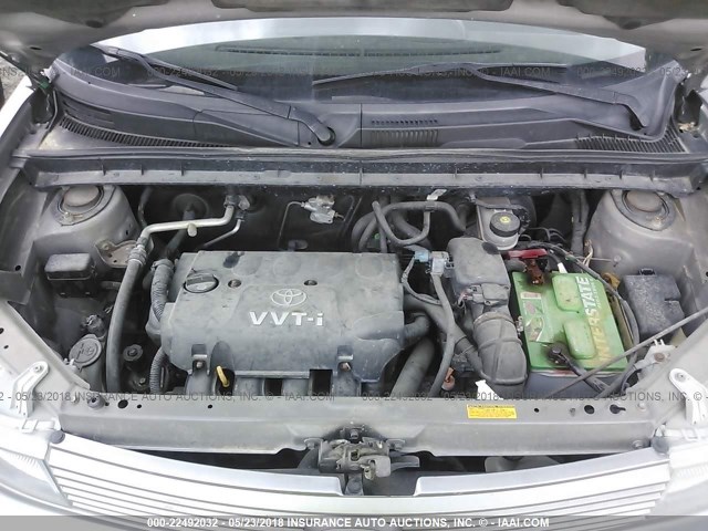 JTLKT324450218813 - 2005 TOYOTA SCION XB 灰色 照片 10