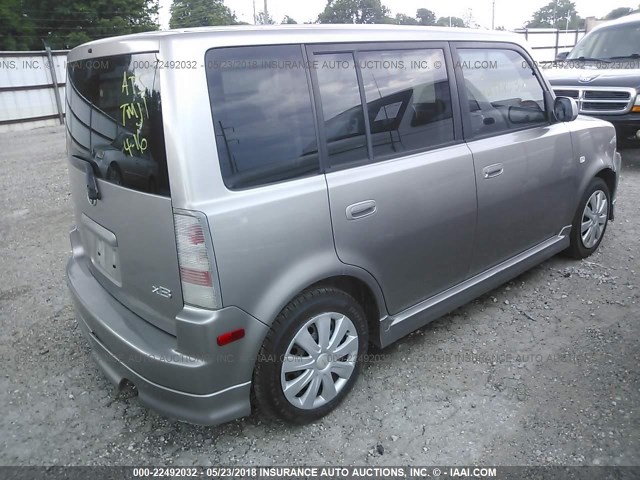 JTLKT324450218813 - 2005 TOYOTA SCION XB 灰色 照片 4