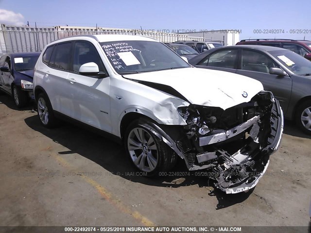 5UXWX9C5XG0D85967 - 2016 BMW X3 XDRIVE28I WHITE photo 1