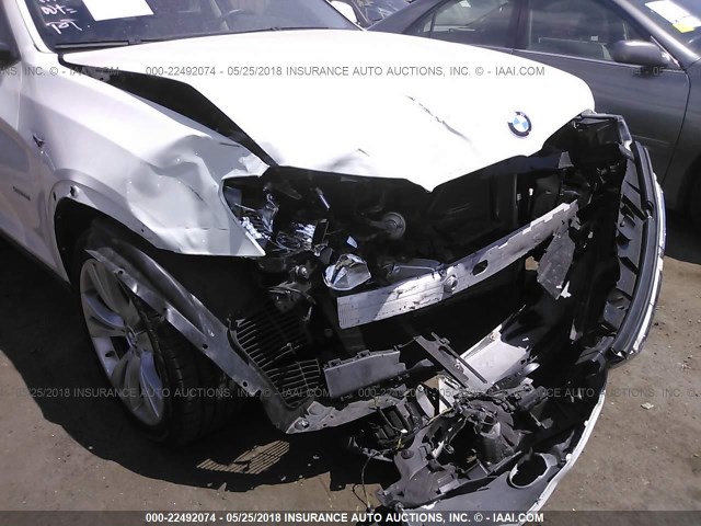 5UXWX9C5XG0D85967 - 2016 BMW X3 XDRIVE28I WHITE photo 6