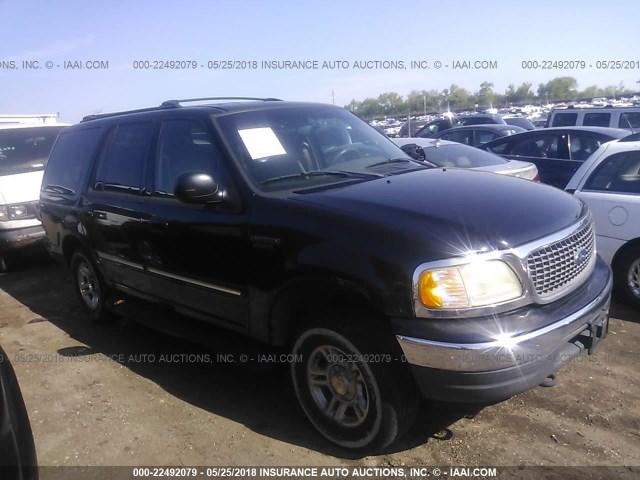 1FMPU16L82LA19533 - 2002 FORD EXPEDITION XLT შავი ფოტო 1