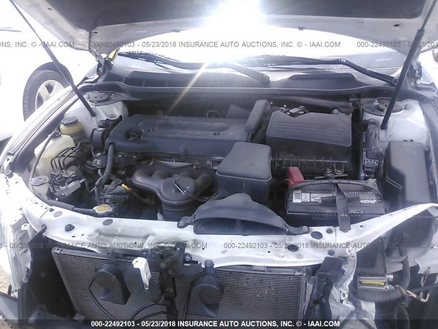 4T1BE46K17U710615 - 2007 TOYOTA CAMRY NEW GENERAT CE/LE/XLE/SE WHITE photo 10