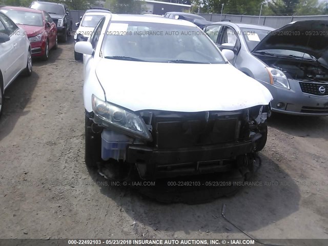 4T1BE46K17U710615 - 2007 TOYOTA CAMRY NEW GENERAT CE/LE/XLE/SE WHITE photo 6