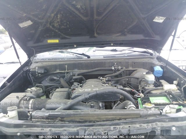 5TBDT44196S549603 - 2006 TOYOTA TUNDRA DOUBLE CAB SR5 BLACK photo 10