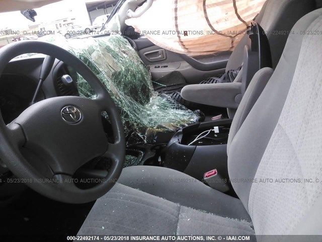 5TBDT44196S549603 - 2006 TOYOTA TUNDRA DOUBLE CAB SR5 BLACK photo 5