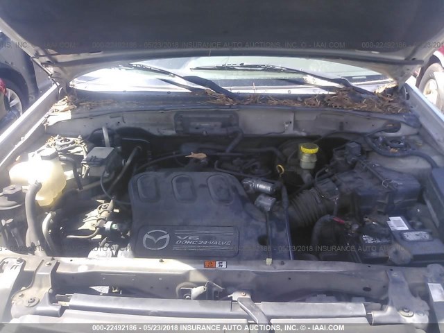 4F2YU09121KM09478 - 2001 MAZDA TRIBUTE LX/ES 银色 照片 10