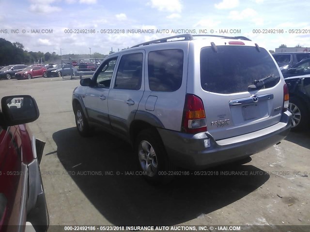 4F2YU09121KM09478 - 2001 MAZDA TRIBUTE LX/ES SILVER photo 3