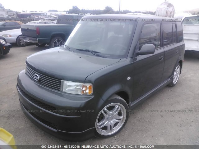 JTLKT324540148611 - 2004 TOYOTA SCION XB GRAY photo 2