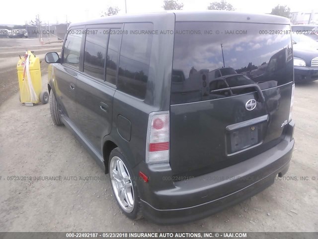 JTLKT324540148611 - 2004 TOYOTA SCION XB GRAY photo 3