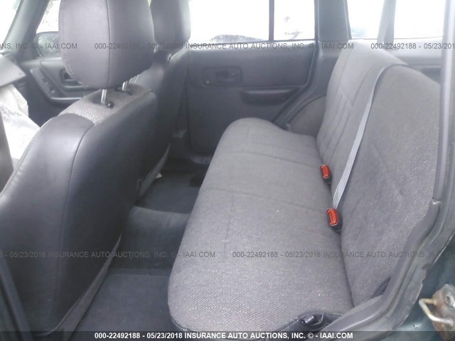 1J4FF68S6XL563459 - 1999 JEEP CHEROKEE SPORT/CLASSIC მწვანე ფოტო 8