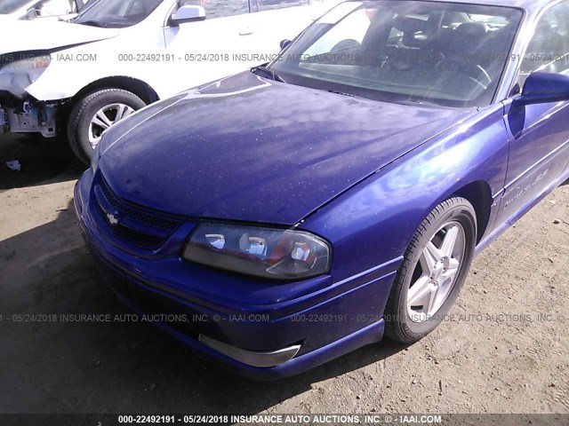 2G1WP551659266438 - 2005 CHEVROLET IMPALA SS BLUE photo 6