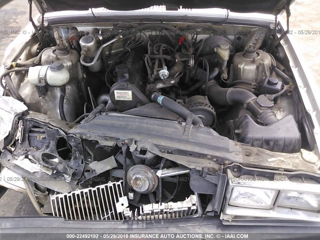 YV1FX8848H1128854 - 1987 VOLVO 740 GLE SILVER photo 10