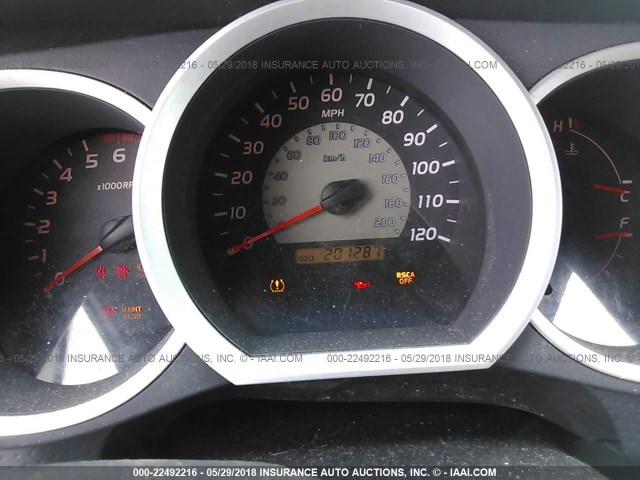 5TELU42N97Z381925 - 2007 TOYOTA TACOMA DOUBLE CAB 蓝色 照片 7