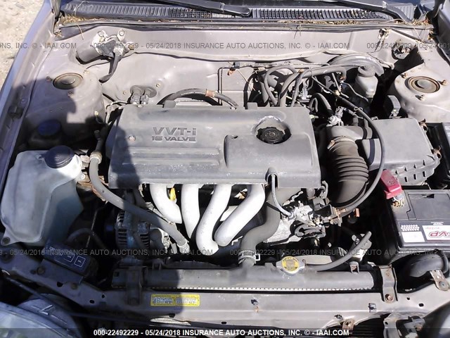 2T1BR12E8YC381885 - 2000 TOYOTA COROLLA VE/CE/LE BEIGE photo 10