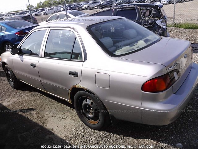 2T1BR12E8YC381885 - 2000 TOYOTA COROLLA VE/CE/LE BEIGE photo 3